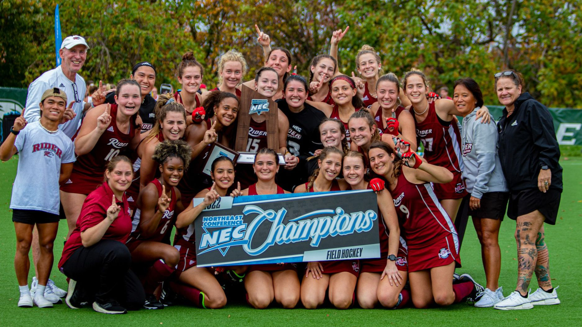 Field hockey claims eighth NEC Tournament Championship Rider University